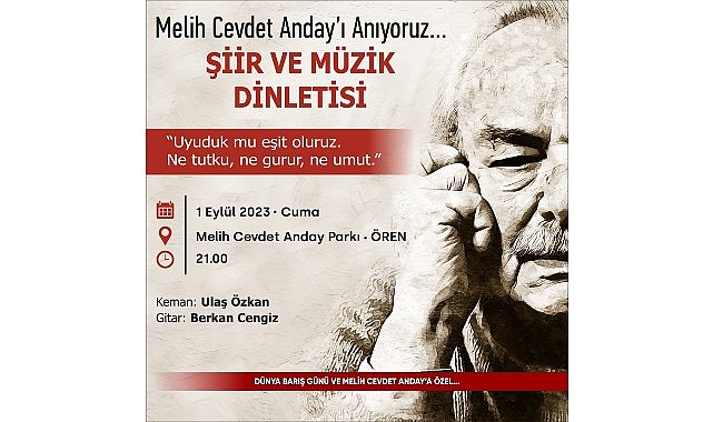 Milas Belediyesi’nden Melih Cevdet Anday’ı anma etkinliği