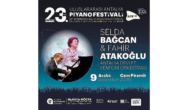 Uluslararası Antalya Piyano Festivali Muhteşem Bir Konserle Başlıyor