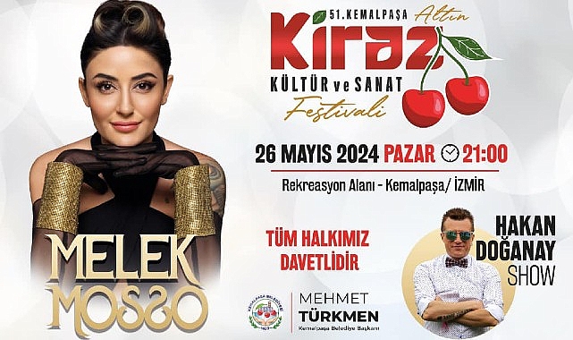 Kemalpaşa Belediyesi’nin düzenlediği 51’inci Kemalpaşa Altın Kiraz Kültür ve Sanat Festivali için geri sayım başladı